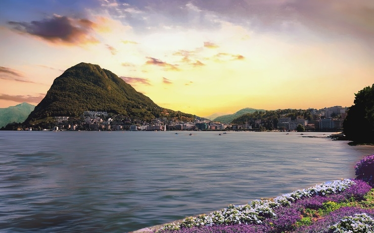 vue baie de Lugano 
