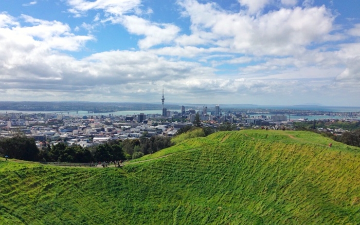 Vue d'Auckland depuis Mount Eden