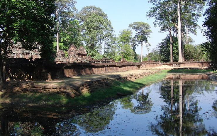 temple de Banthey Srey au Cambodge