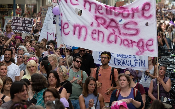 14 juin 2021 grève des femmes Suisse mobilisées pour égalité 
