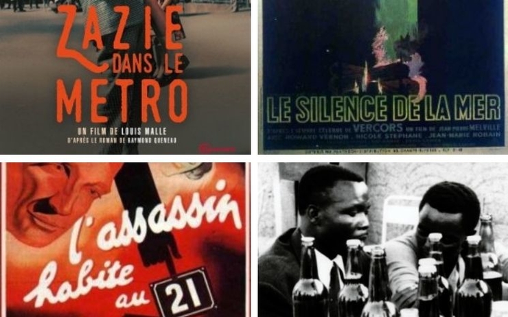 4 affiches de films français