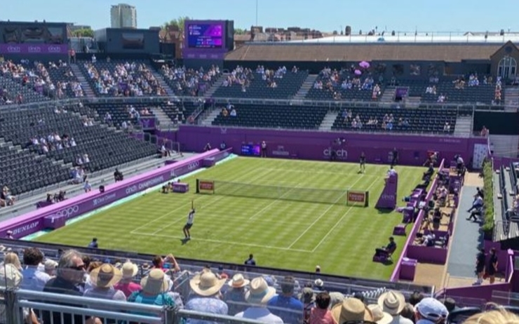 Court central du tournoi du Queen's