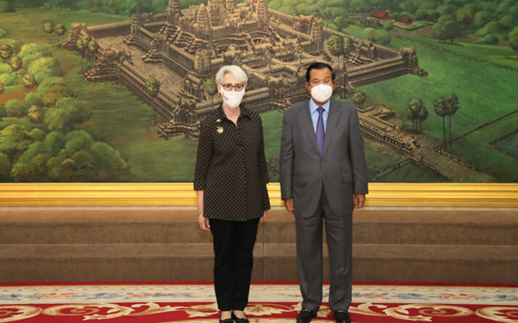 Wendy Sherman et Hun Sen, entretien du premier juin 2