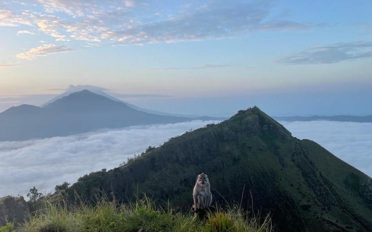 Vue au sommet du Mont Batur