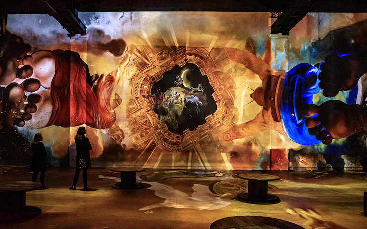 L'exposition Dali à l'atelier des lumières