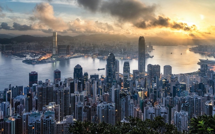 Hong Kong vue du ciel