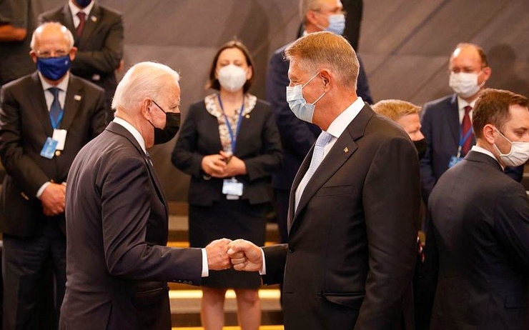 Iohannis rencontre le président américain Joe Biden