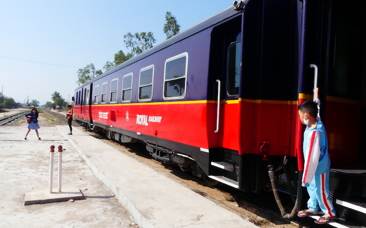 train PP à Kampot au Cambodge 