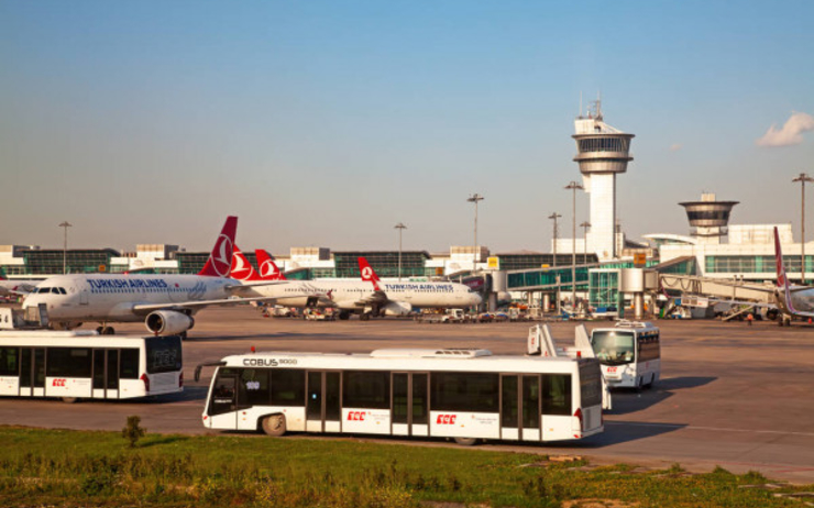 un aéroport en Turquie