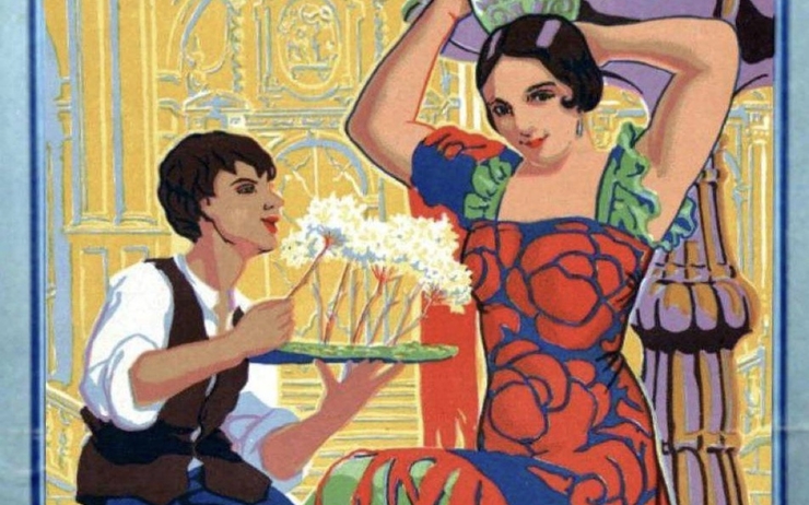 Affiche Feria de Malaga 1926