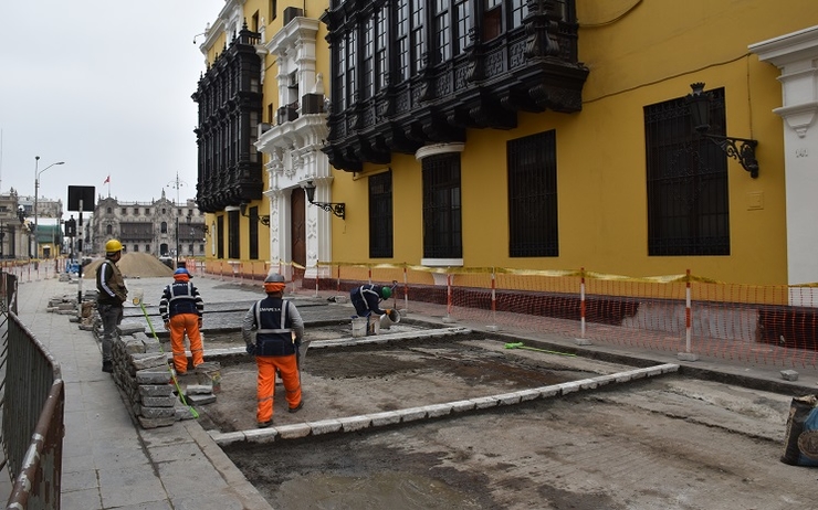 Piétonnisation du centre historique de Lima