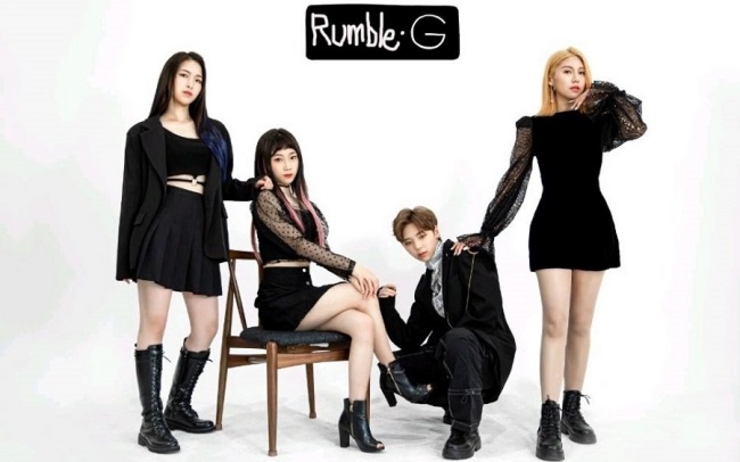 Le groupe de K-Pop Rumble G