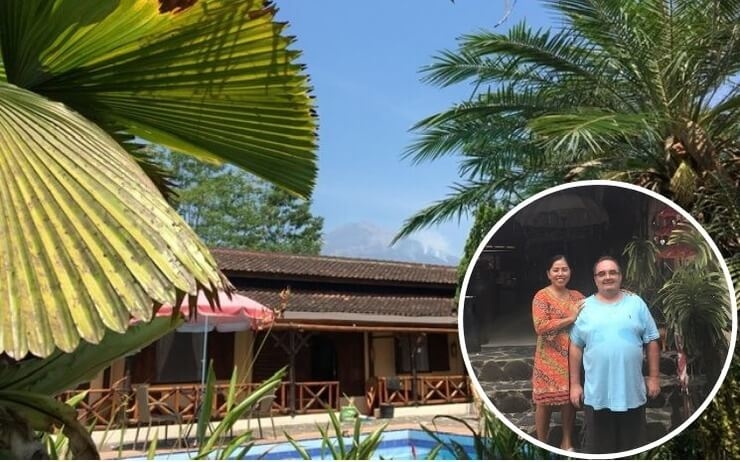Villa Sumbing, hôtel de charme à Java avec Chhristophe et Yanti