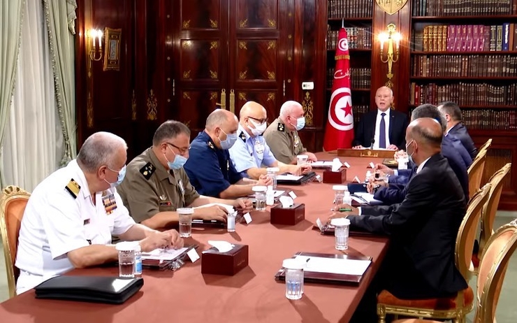 Réunion d'urgence en Tunisie avec le président Kais Saied