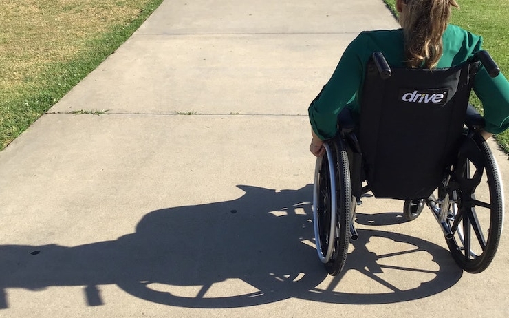 Une étudiante handicapée lors de sa mobilité internationale