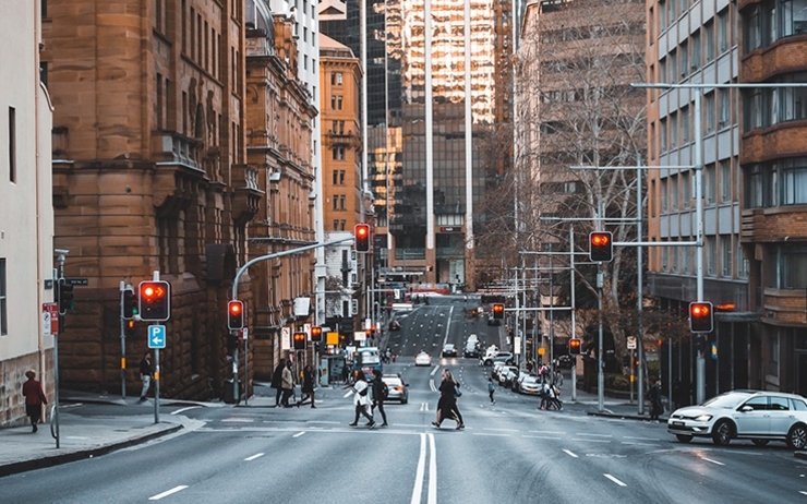 Une rue à Sydney