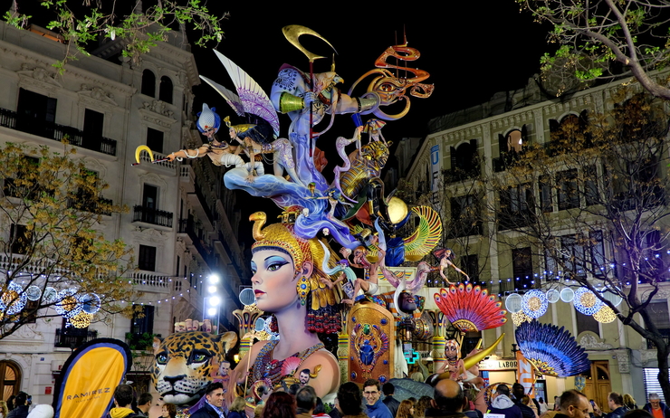 Les Fallas, fête traditionnelle de Valence