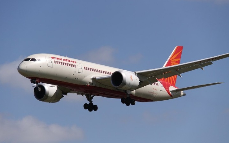 un avion Air india evacuant des Indiens d'Afghanistan