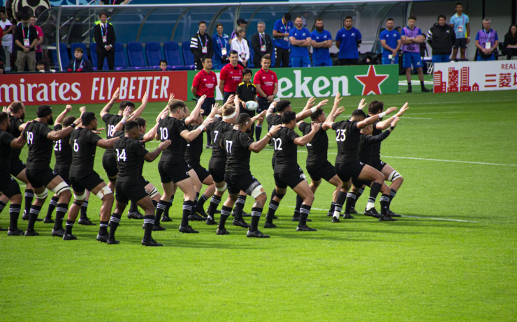 L'équipe de rugby des All Blacks 