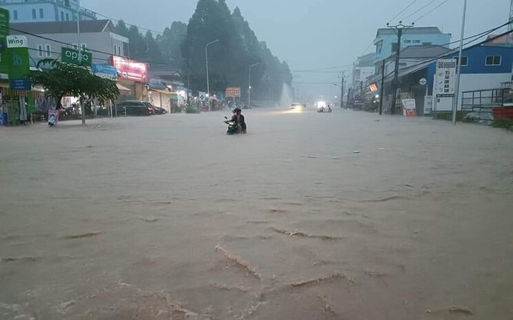 Inondations à Sihanoukville 