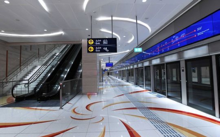 station de metro Jumeirah golf estate 