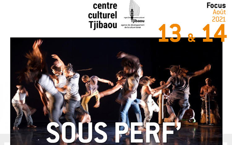 Affiche du spectacle SOUS PERF au Centre Culturel Tjibaou à Nouméa 