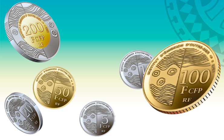 Les nouvelles pièces de monnaie du franc pacifique arrivent en Nouvelle-Calédonie 