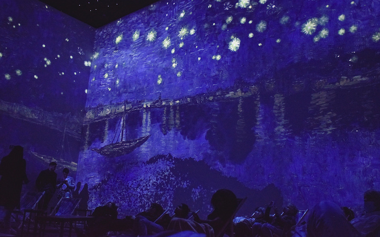 Expérience immersive Van Gogh: Nuit étoilée sur le Rhône
