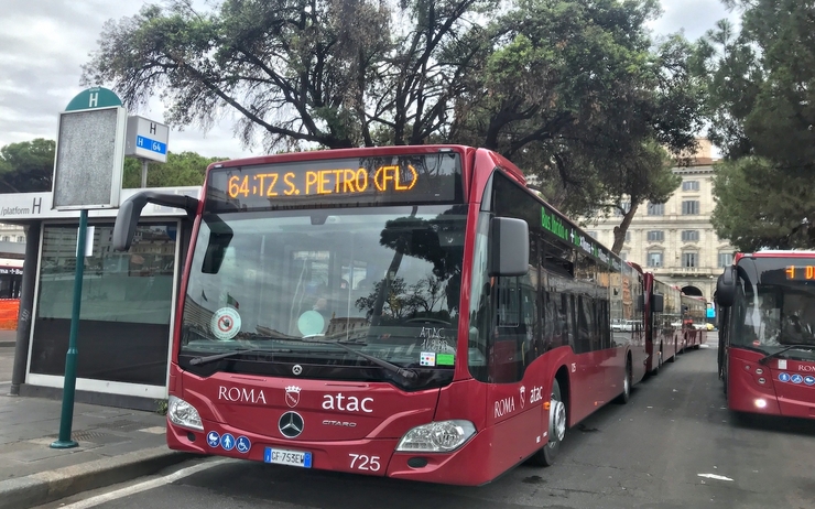 Grève transport ATAC Rome