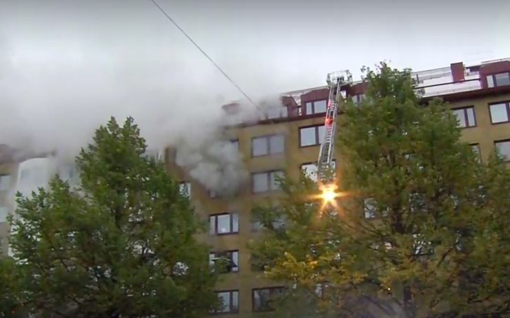 incendie à Göteborg