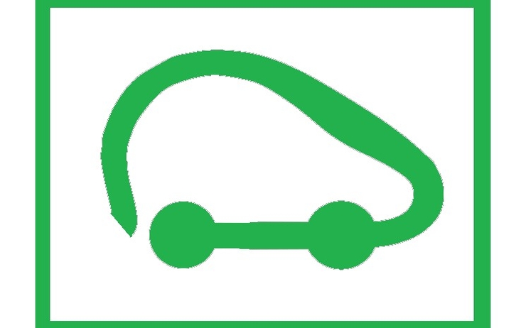 pictogramme d'une voiture electrique