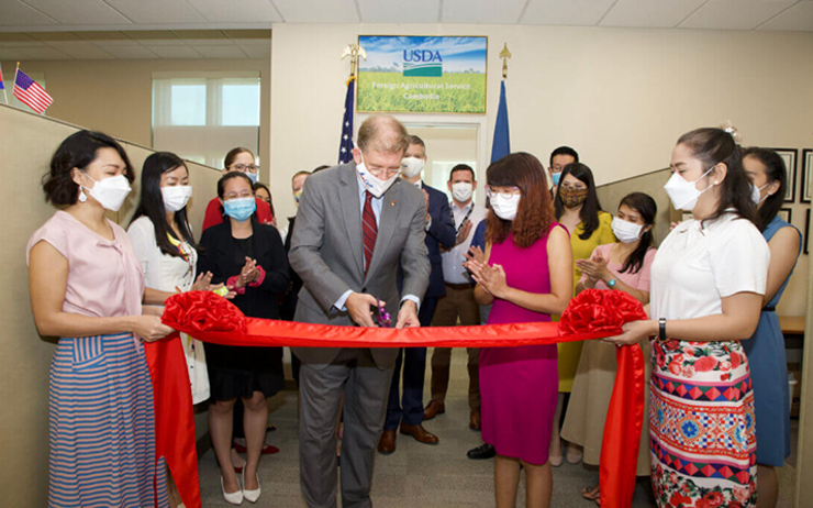 inauguration  first U.S. Department of Agriculture (USDA) office in Cambodia