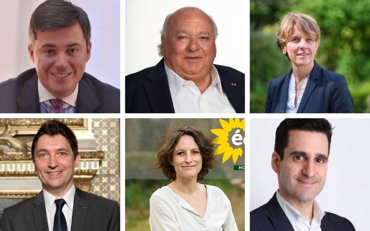 Les six sénateurs des Français établis hors de France élus le 26 septembre 2021