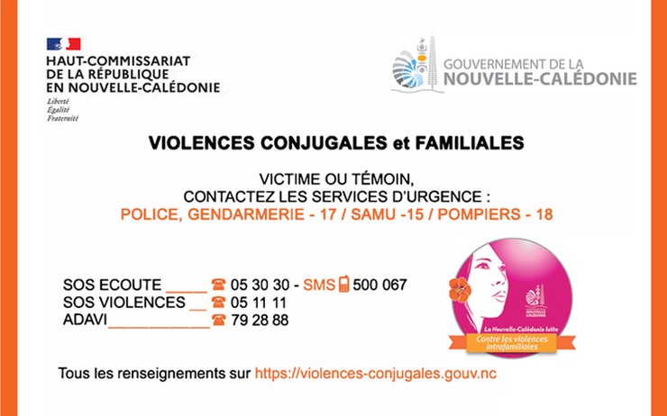 violences intra-familiales covid-19 confinement nouvelle-calédonie