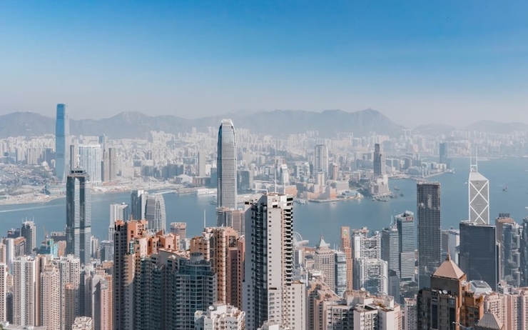 vue de la ville de Hong Kong