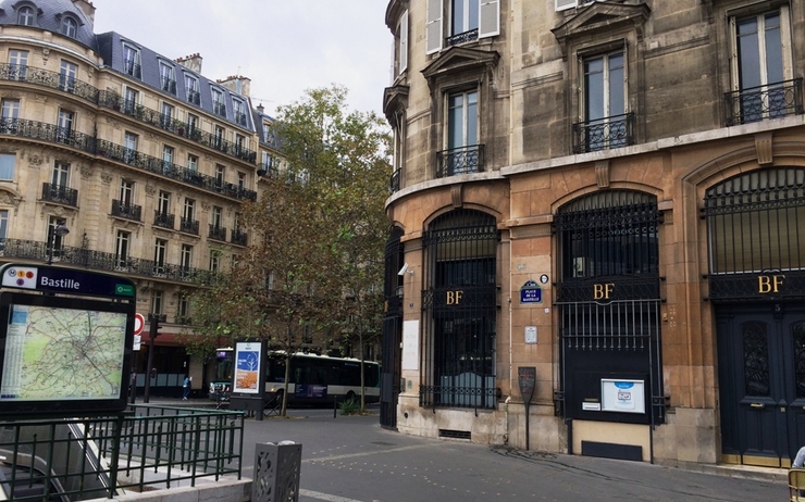 La Banque de France, place de la Bastille à Paris 