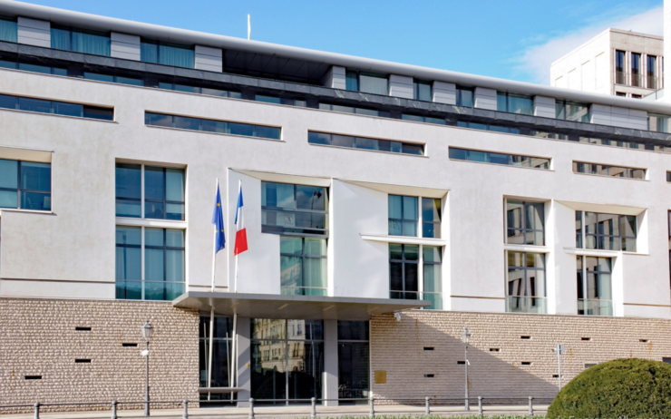 Façade de l'ambassade de France en Allemagne