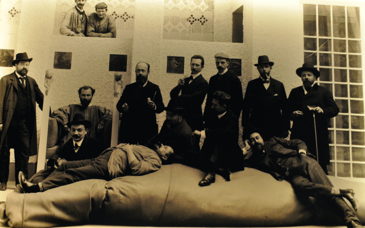 Une photo de Klimt et des peintres de la Sécession