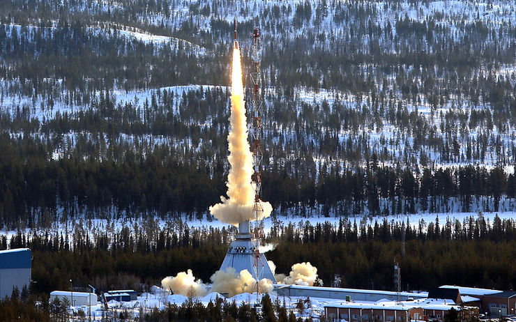 Esrange Kiruna fusée lancement espace