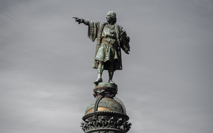 statue de christophe colomb à barcelone