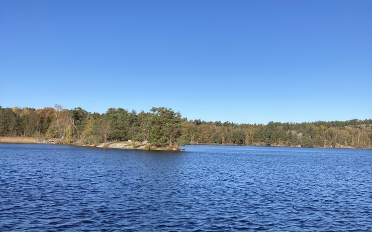 Suède paysage lac Stockholm forêt