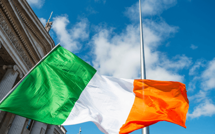 Le drapeau Irlandais