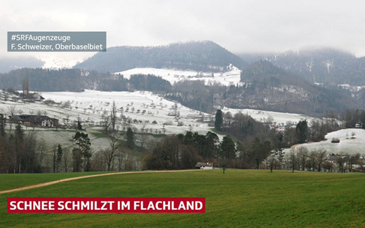  En Suisse, les premiers flocons sont tombés en plaine et dans certaines régions
