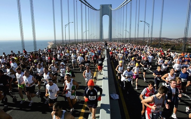 Des Français qui courent le marathon de New York