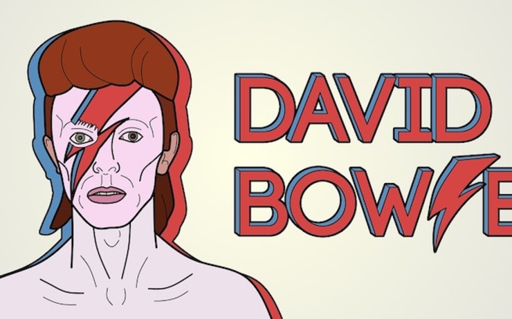 Dessin de David Bowie