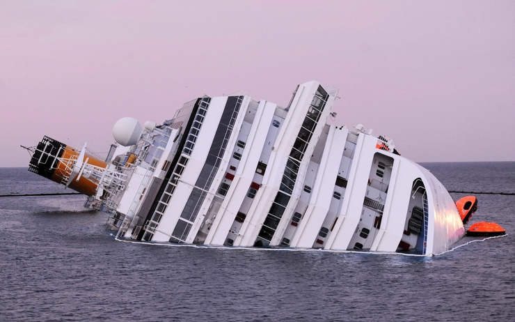 Photo du naufrage du Costa Concordia