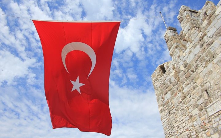 Turkey Türkiye drapeau