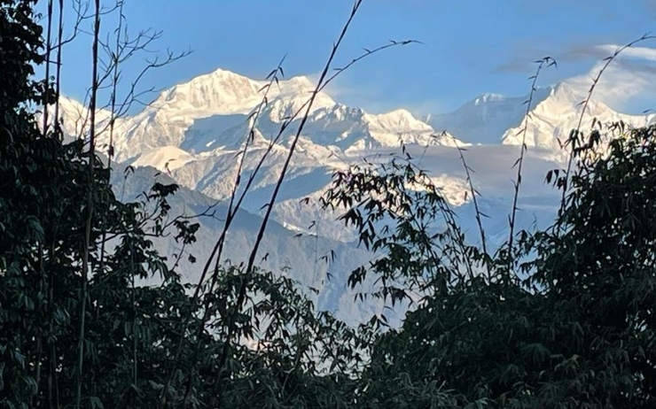 Au Sikkim le mont Kanchenjunga