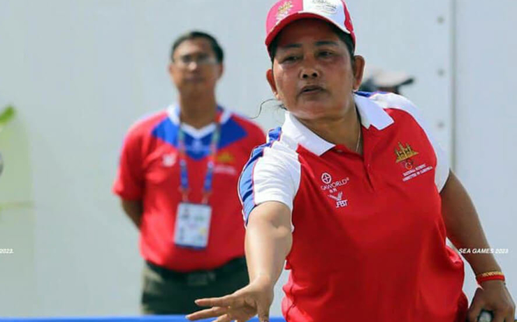 La championne de pétanque cambodgienne Ke Leng prend sa retraite