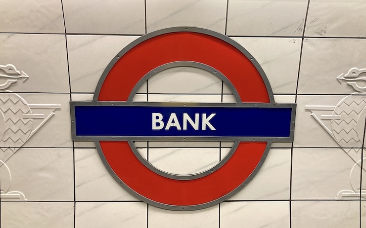 Métro de Londres station Bank